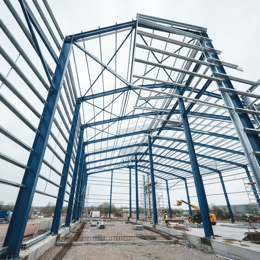 Structuri hale metalice